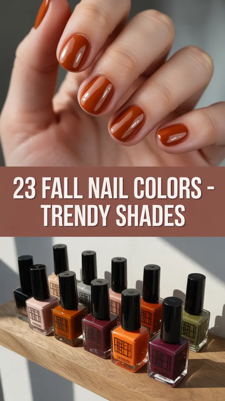 Fall 2025 Nail Colors – Trendy Shades and Inspo for Autumn Gel Designs
