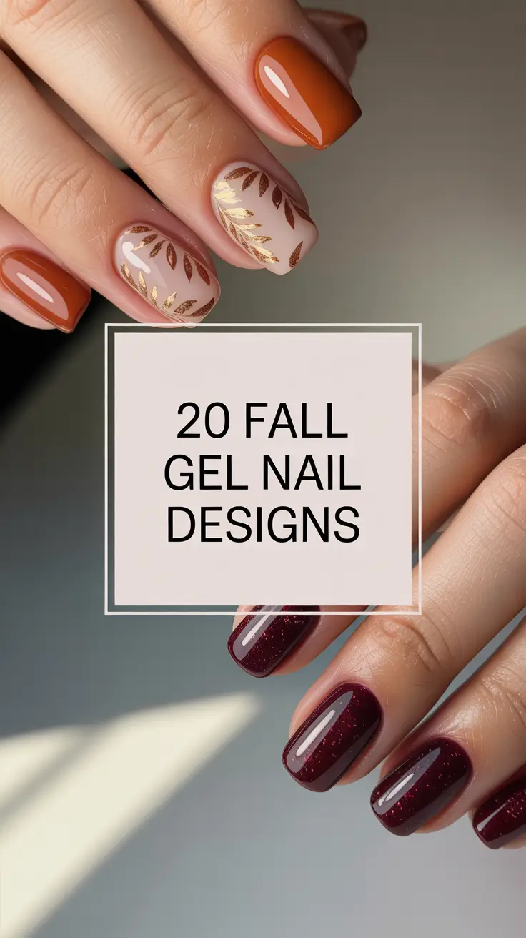 Fall 2025 Gel Nail Designs: Trendy Inspo, Color Ideas & Shapes