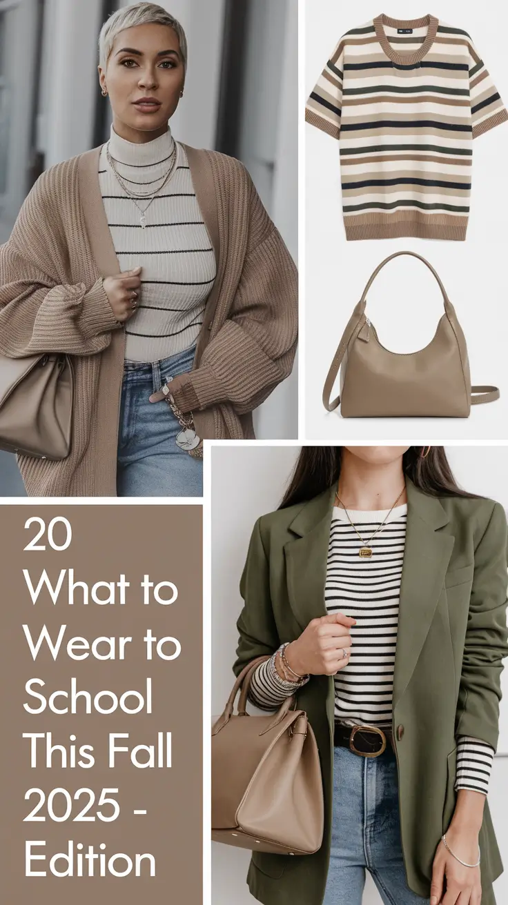 What to Wear to School This Fall – 2025 Edition: Cozy & Cute Outfit Inspiration