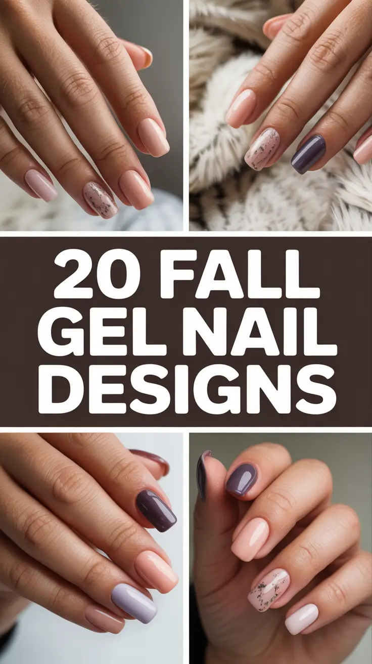 Fall 2025 Gel Nail Designs: Trendy Inspo, Color Ideas & Shapes