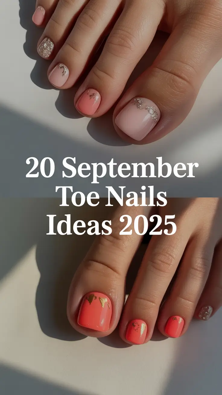 Stunning September Toe Nails Ideas 2025 for a Chic Early Fall Look