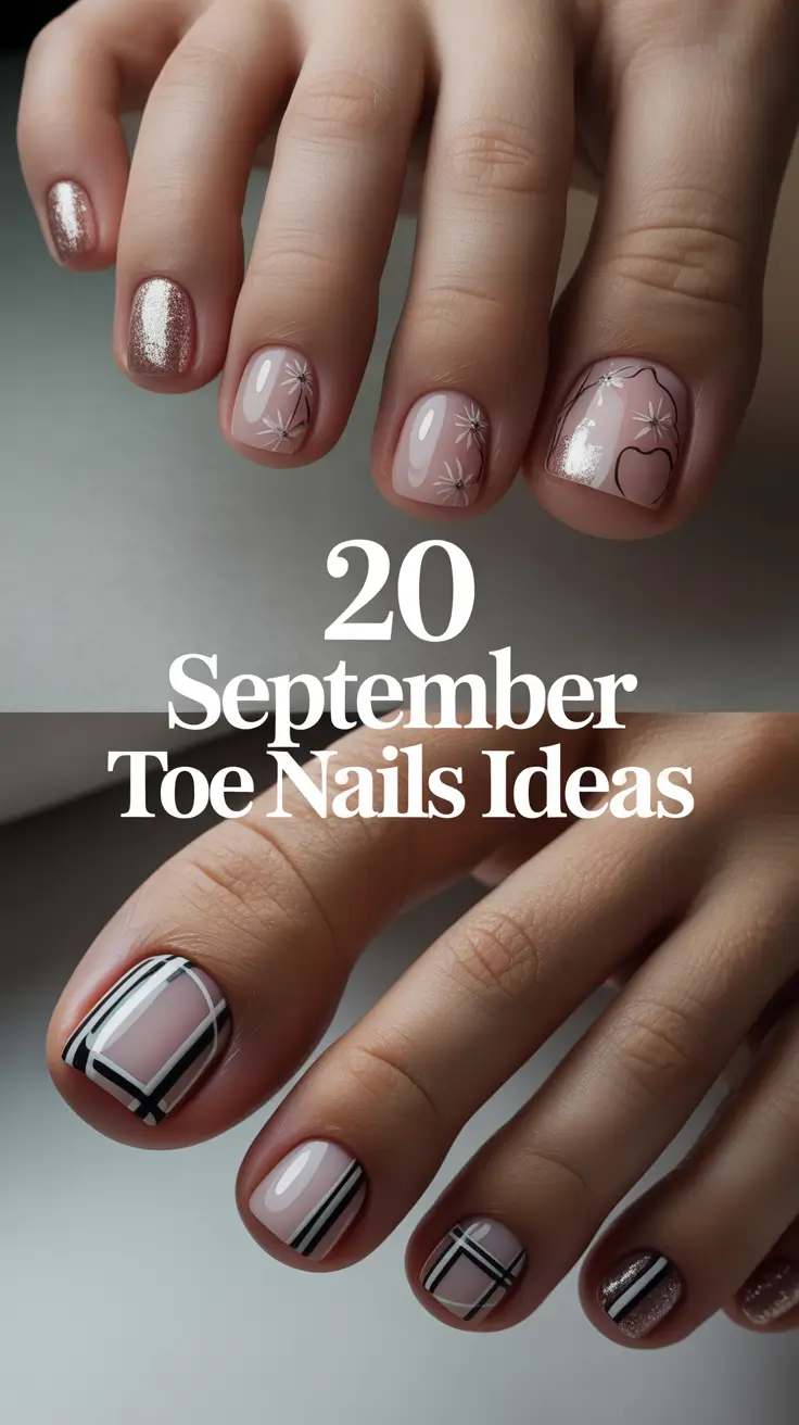 Stunning September Toe Nails Ideas 2025 for a Chic Early Fall Look