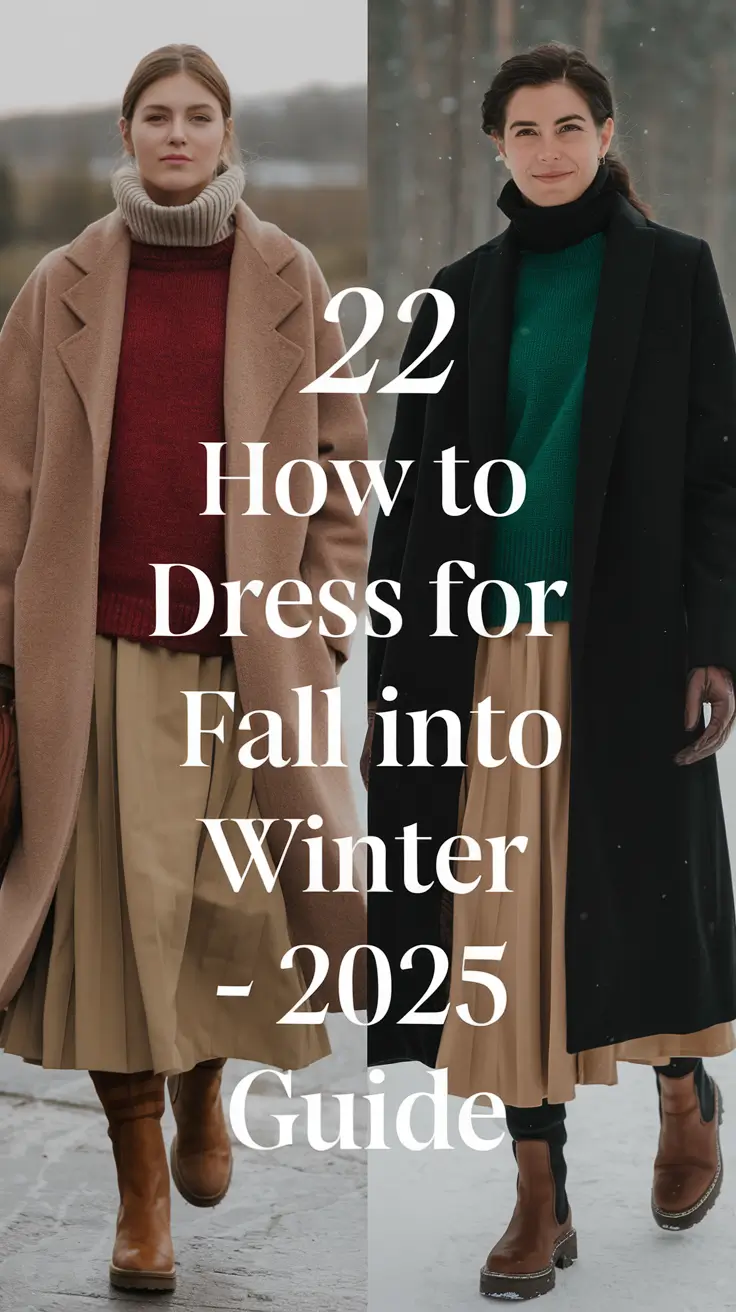 How to Dress for Fall into Winter – 2025 Guide: Chic & Cozy Outfit Inspo