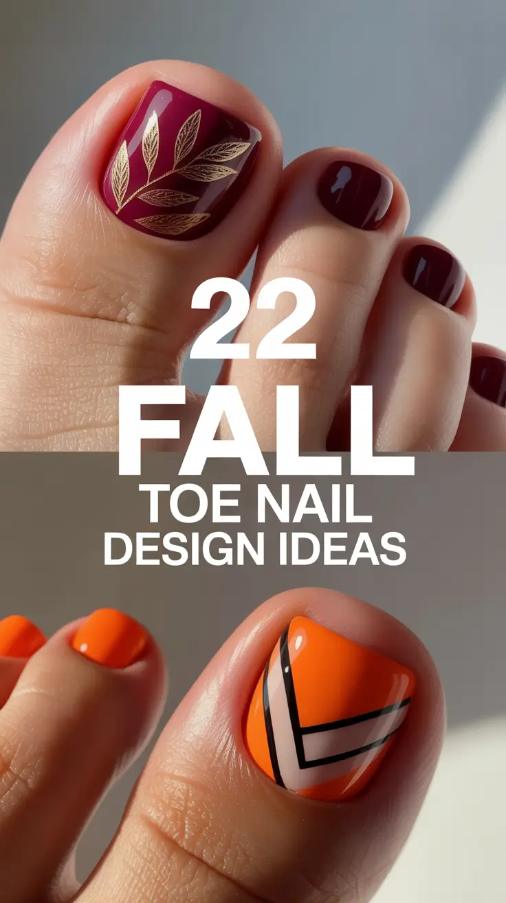 Fall 2025 Toe Nail Design Ideas: Trendy Pedicures & Autumn Colors Inspiration