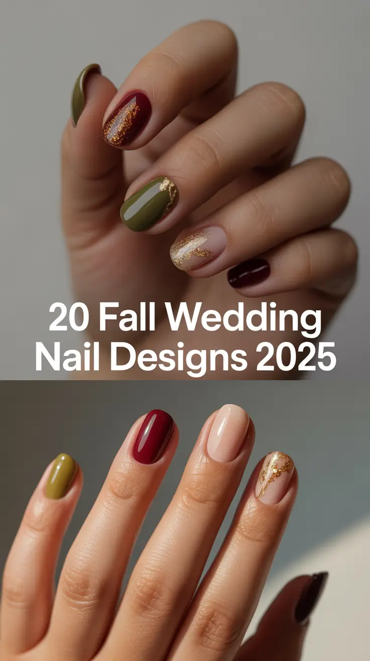 Fall Wedding Nail Designs 2025: Elegant Ideas for Brides, Bridesmaids & Guests