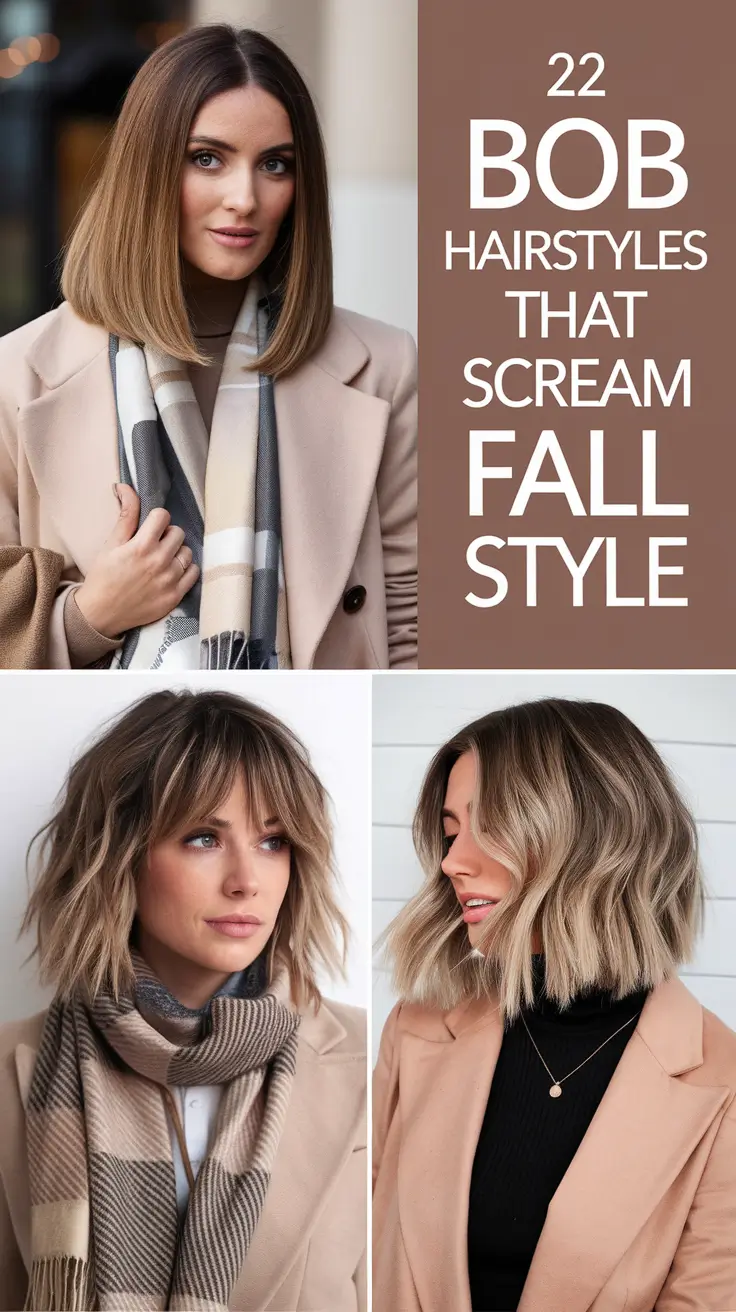 2025 Bob Hairstyles That Scream Fall Style – Trendy Cut and Color Ideas for the Season