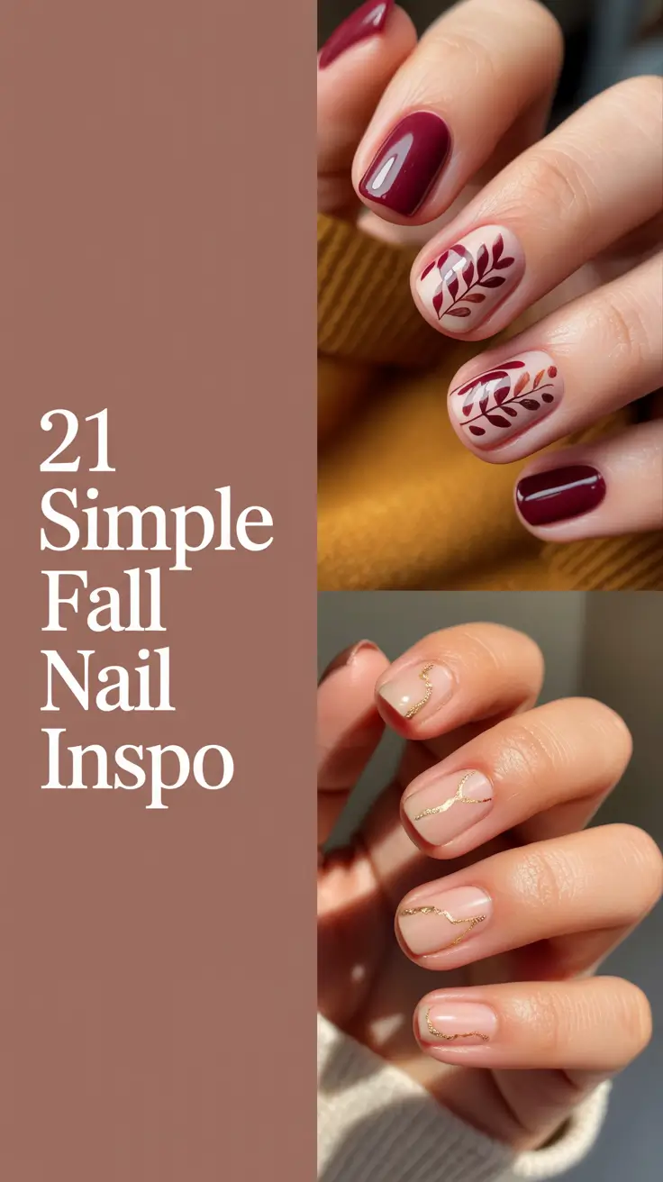 Simple Fall 2025 Nail Inspo: Classy Autumn Designs for Every Style