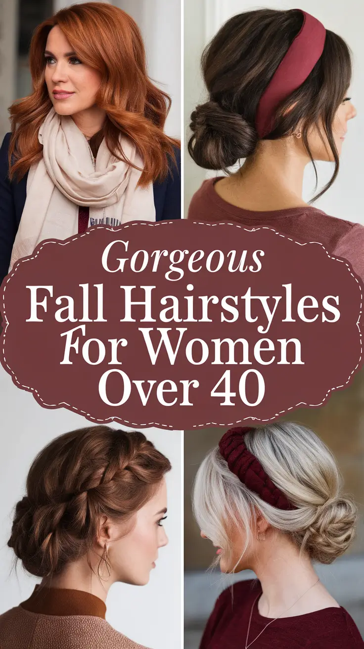 Gorgeous Fall Hairstyles for Women Over 40: Chic Bob & More Inspiring 2025 Looks