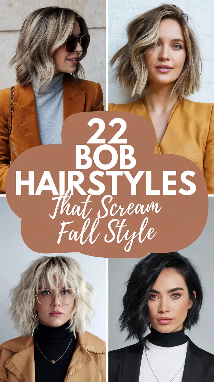 2025 Bob Hairstyles That Scream Fall Style – Trendy Cut and Color Ideas for the Season