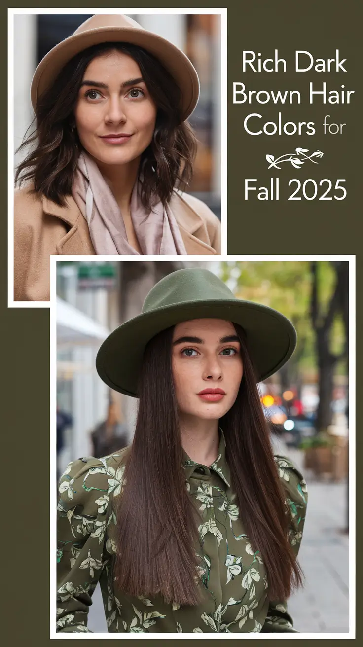 Rich Dark Brown Hair Colors for Fall 2025: Chic Trends & Ideas for Brunettes