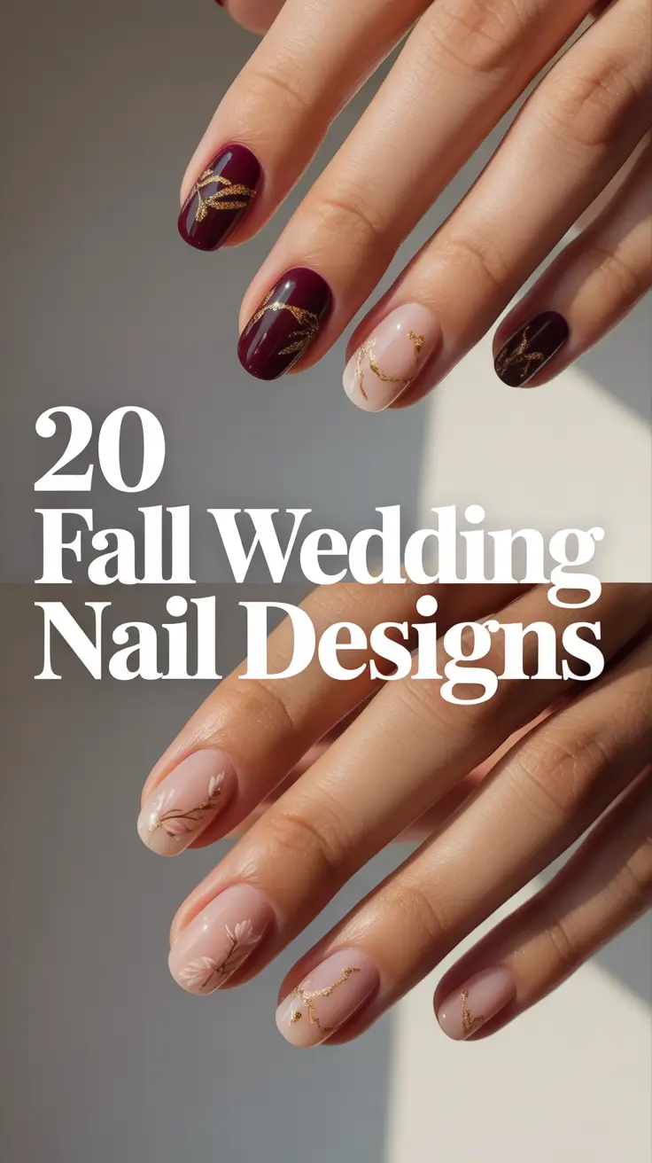 Fall Wedding Nail Designs 2025: Elegant Ideas for Brides, Bridesmaids & Guests