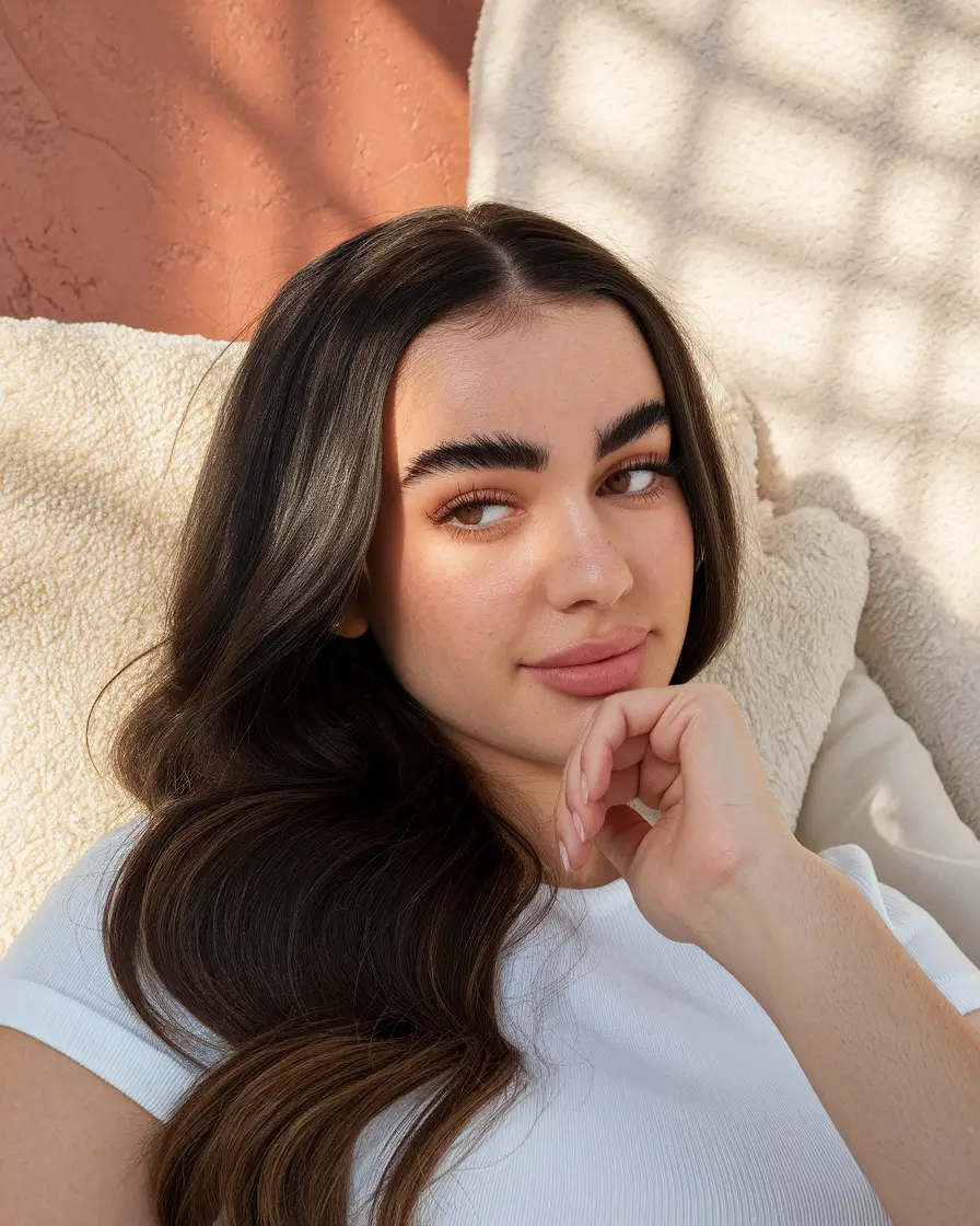 Rich Dark Brown Hair Colors for Fall 2025 Soft Mocha with Subtle Glow