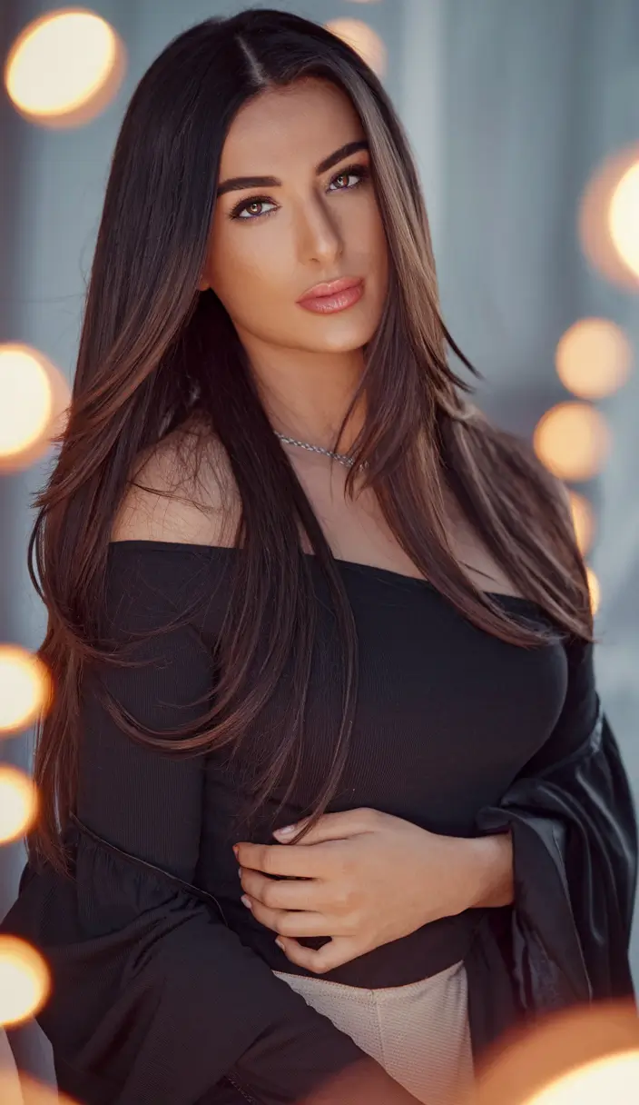 Rich Dark Brown Hair Colors for Fall 2025 Sleek Brunette Layers with Subtle Caramel Threads