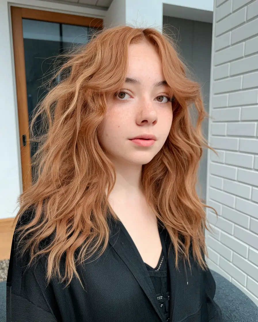 Trending Hair Colors for Fall Season 2025 Warm Cinnamon Waves