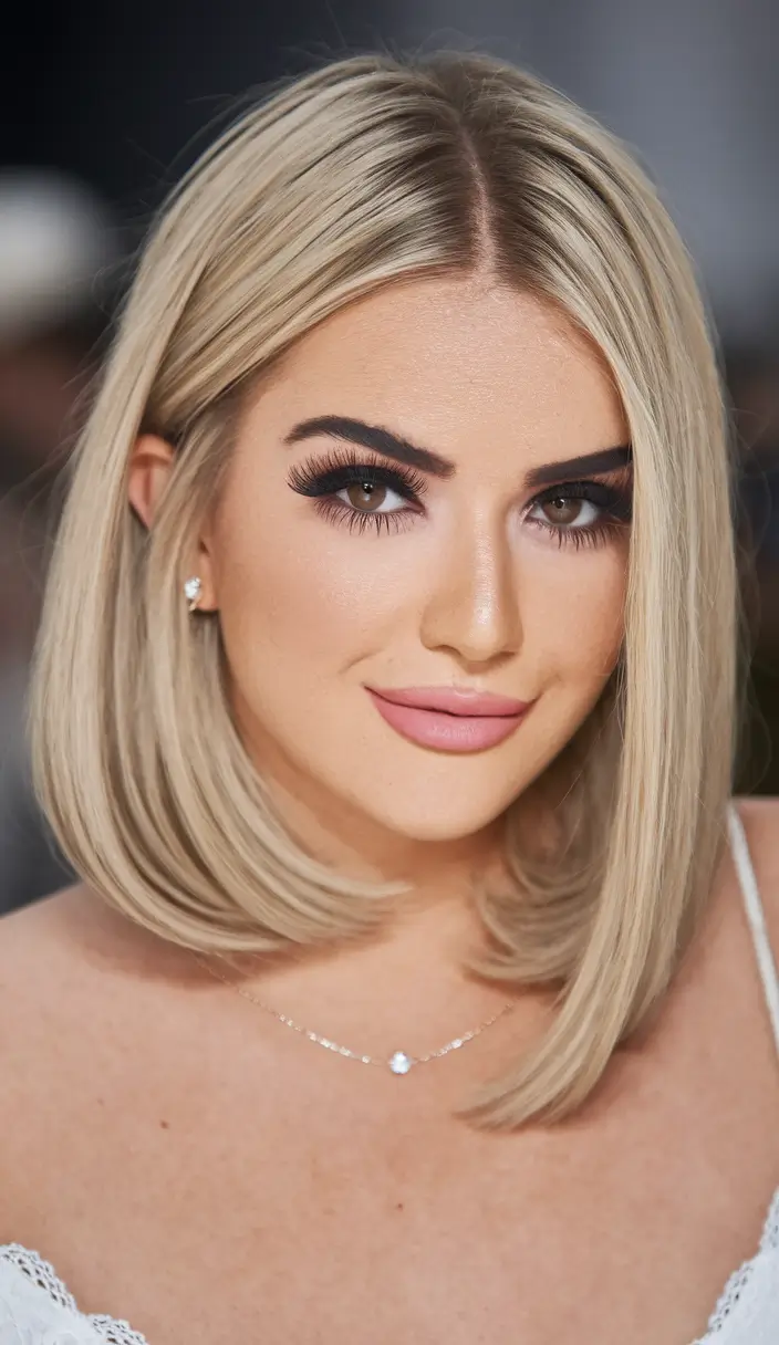 2025 Cool Blonde Luxe Bob
