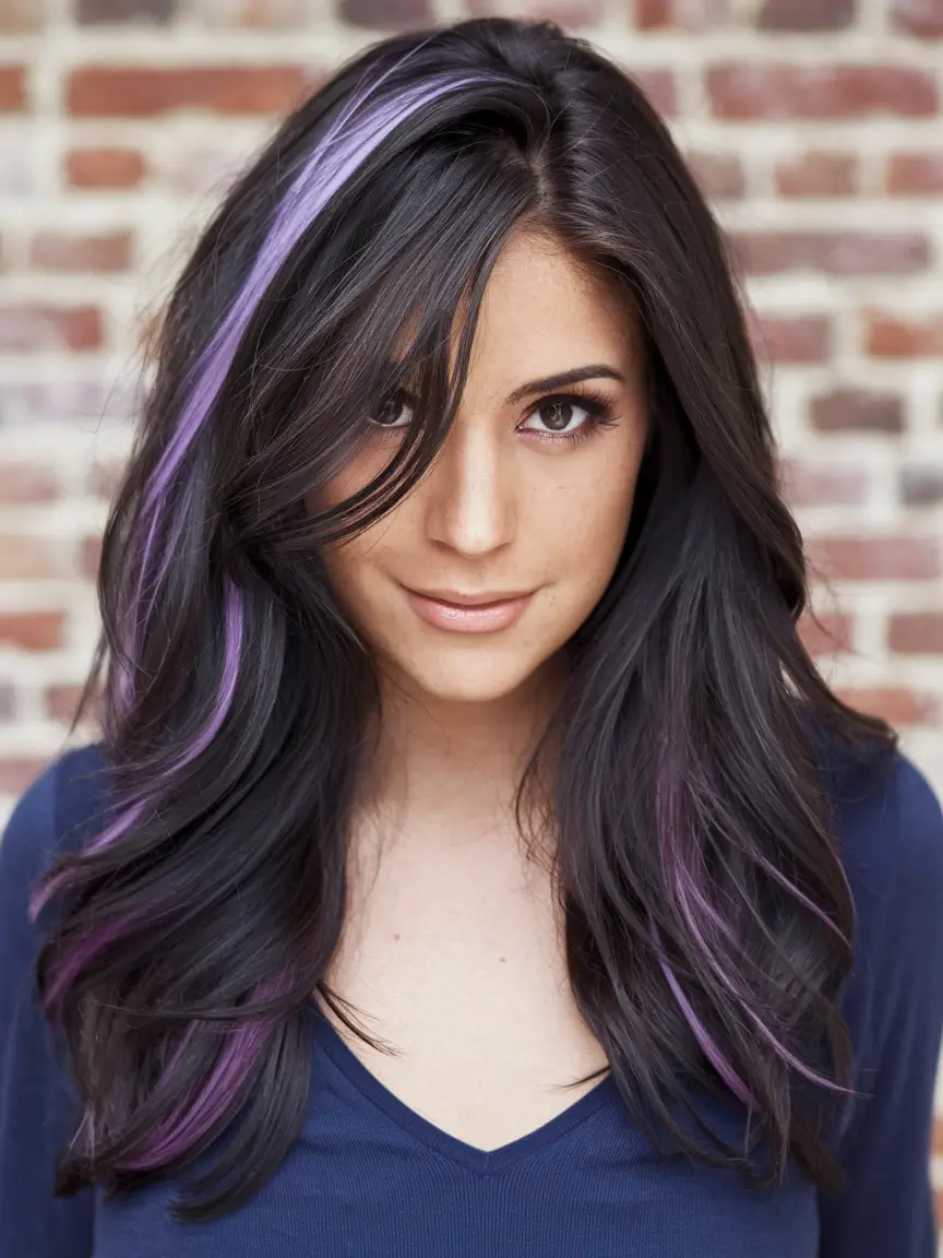 2025 Midnight Brunette with Lilac Ribbons