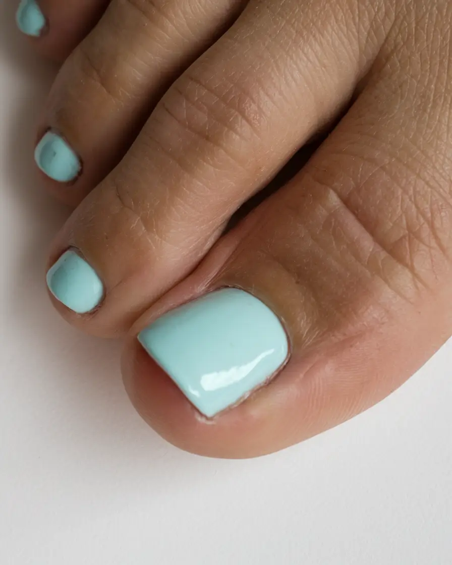fall toe nail colors autumn Frosty Mint Minimalism