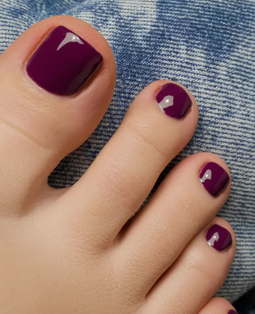 fall toe nail colors autumn Violet Chic Statement
