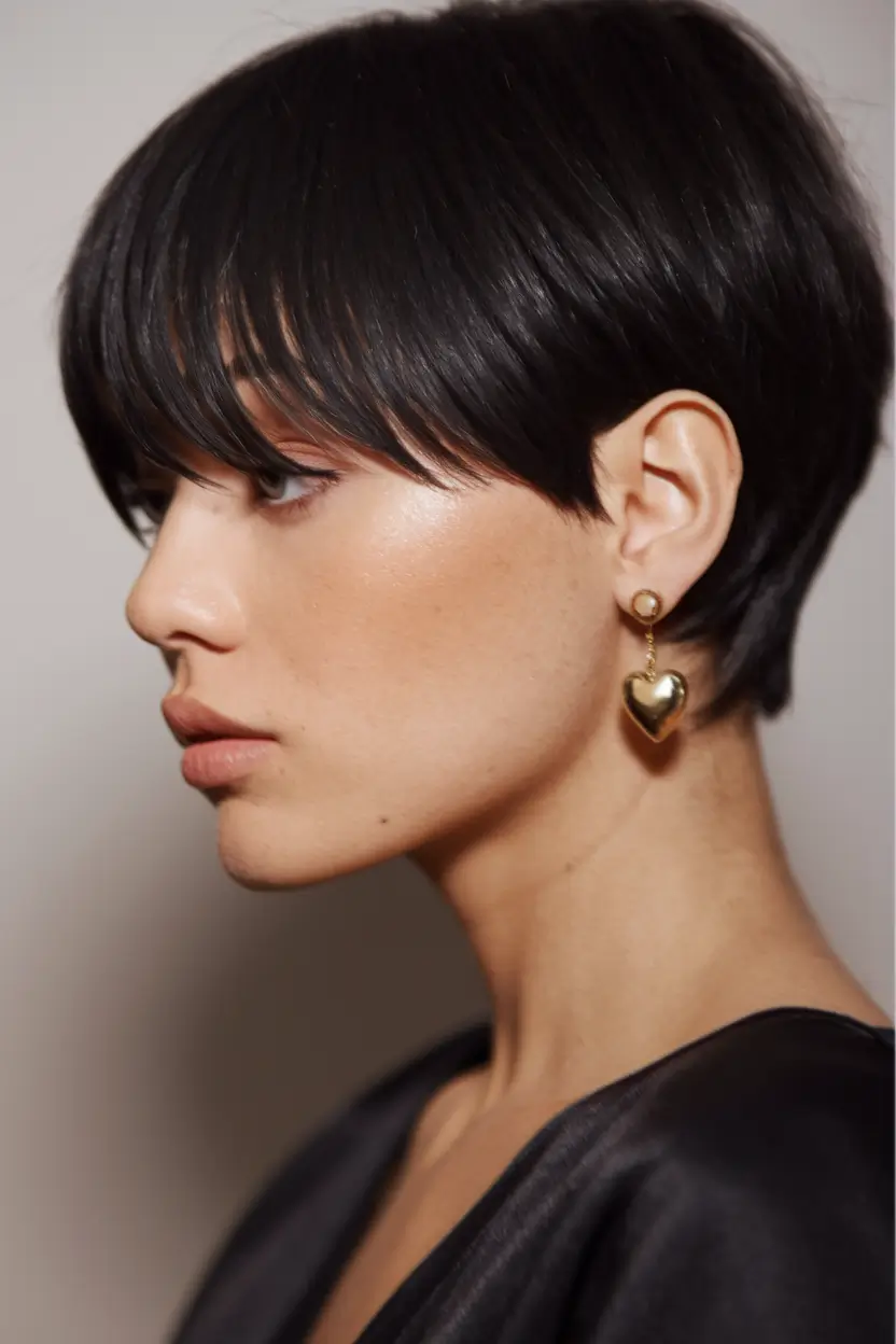 fall pixie haircut Modern Bowl-Inspired Pixie