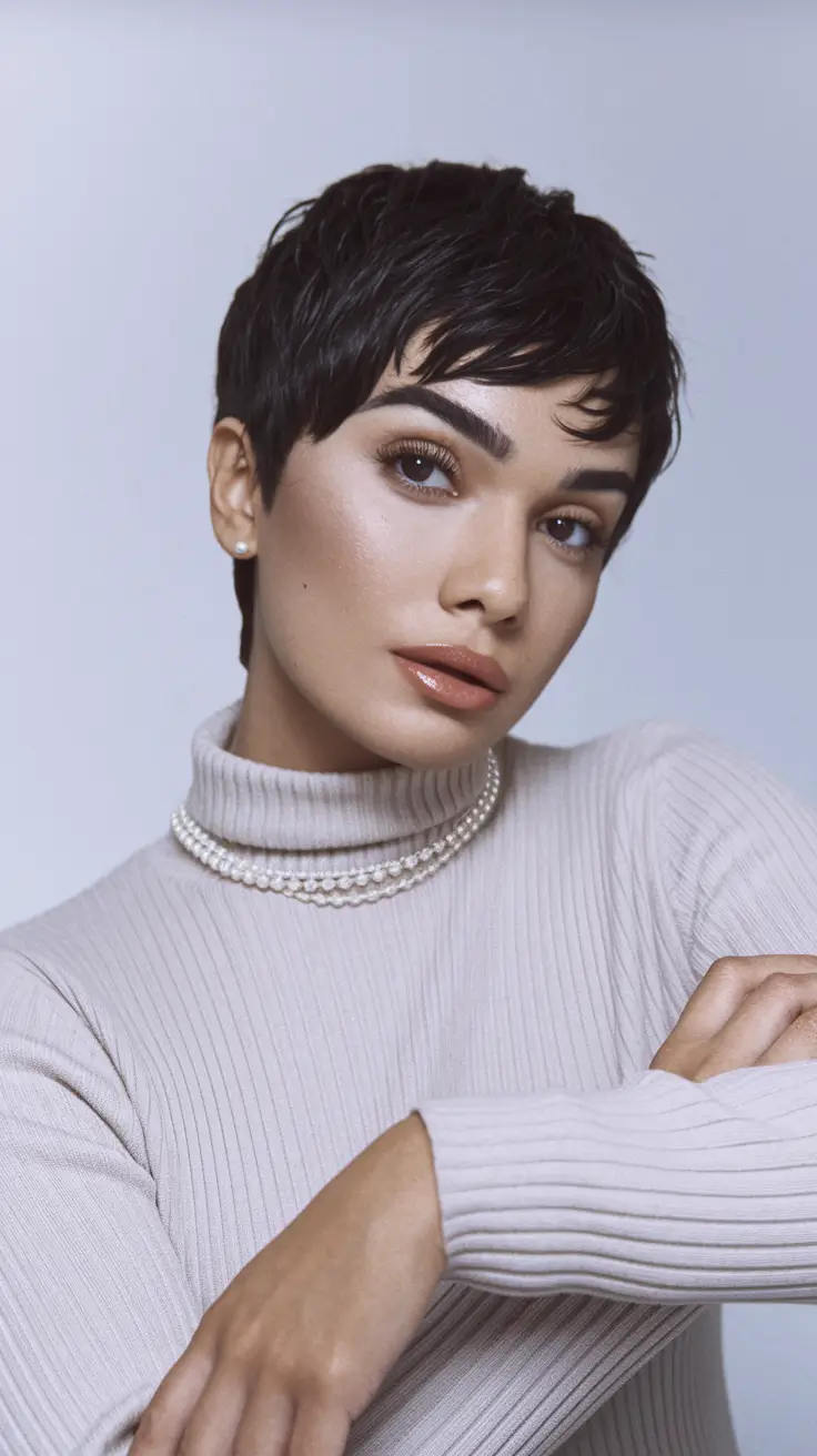 fall pixie haircut Classic Cropped Pixie with Texture