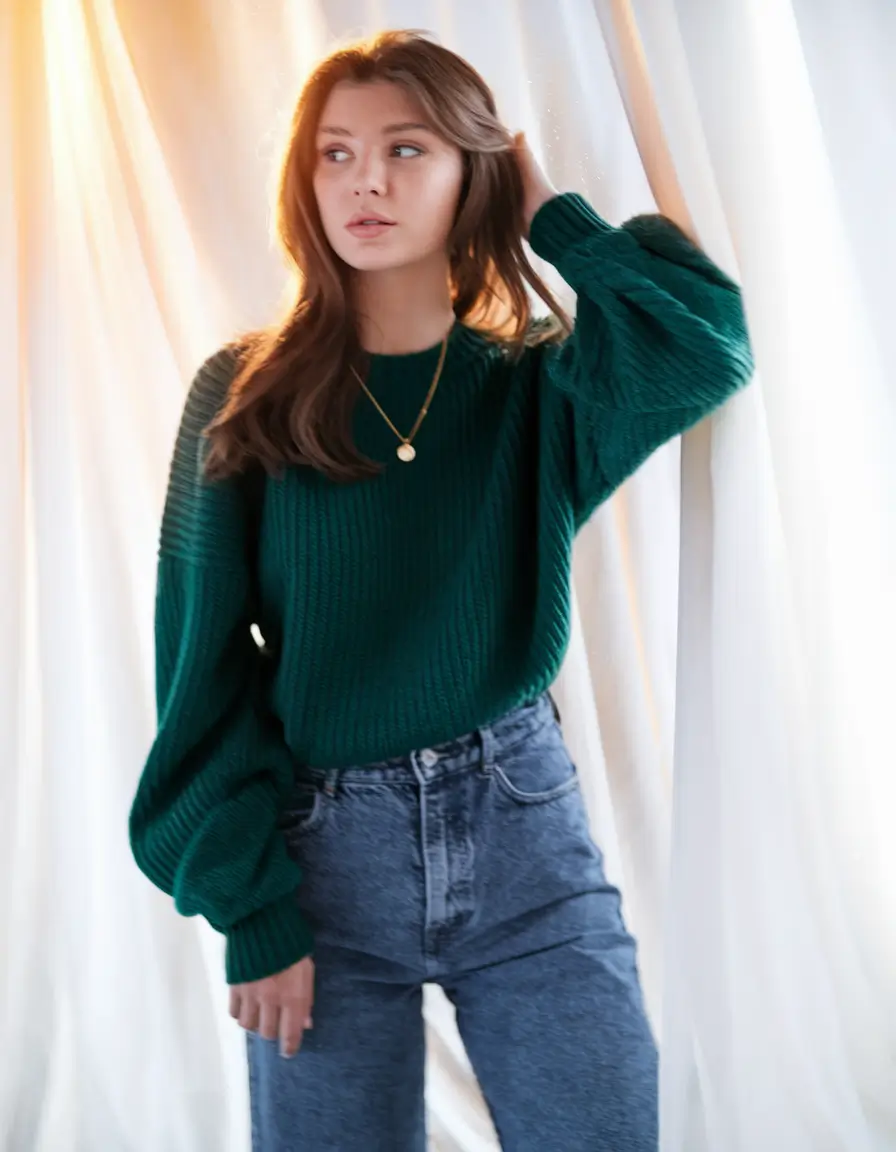 2025 Emerald Statement Knit