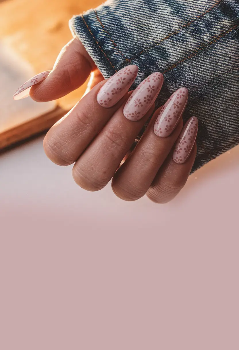 fall-acrylic-nails-ideas-Soft-Floral-Neutrals