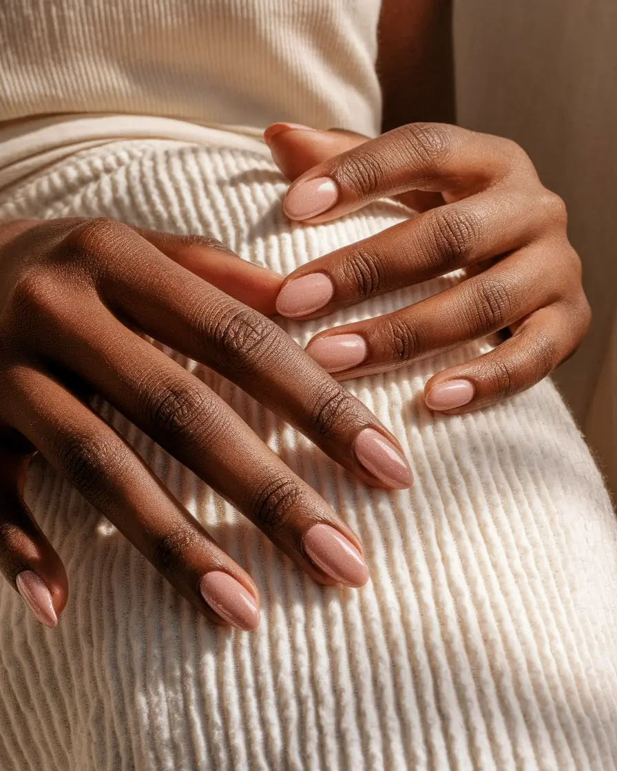 fall-acrylic-nails-ideas-Soft-Nude-Minimalism