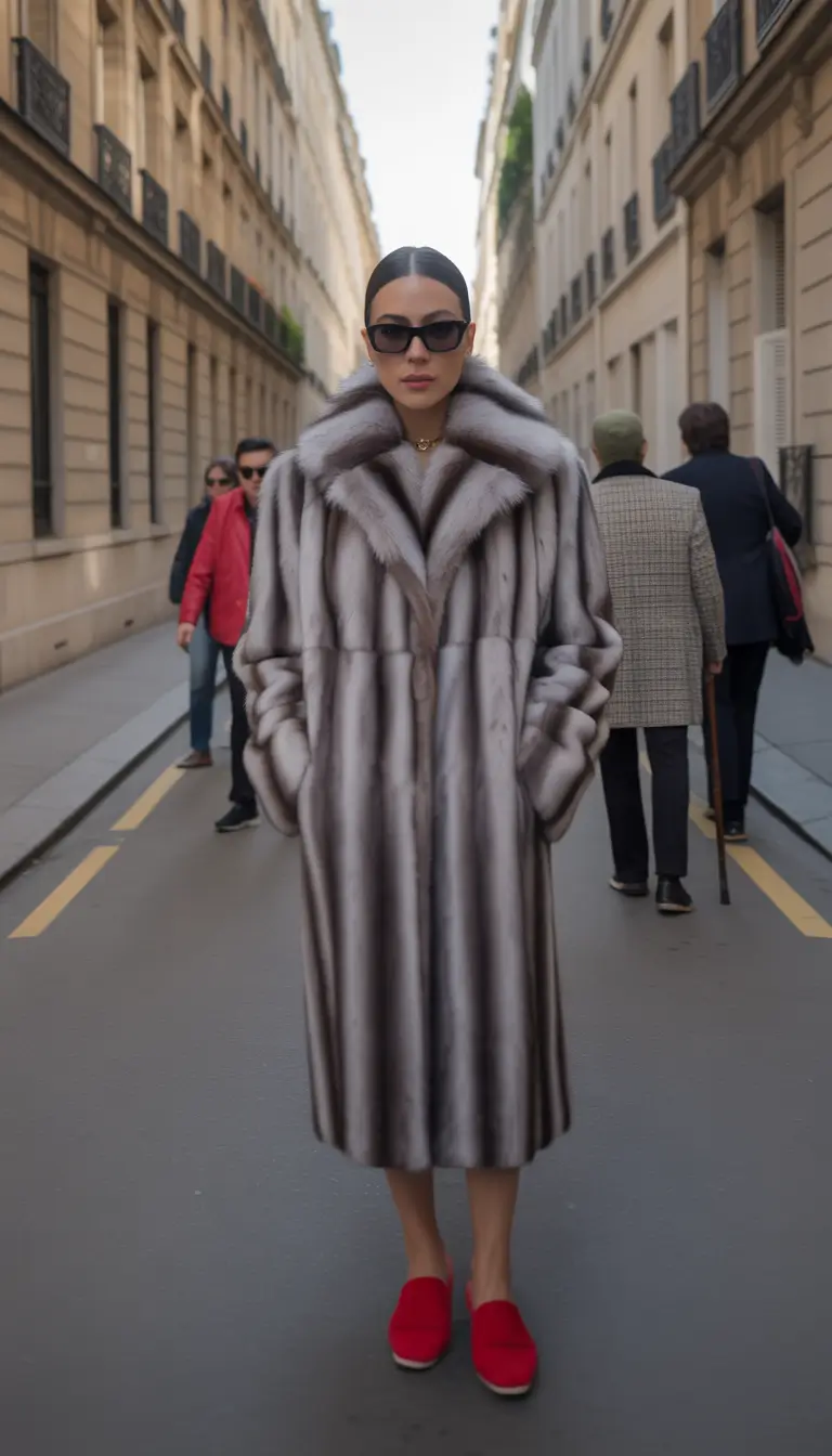 Basics Fall to Winter Outfits Winter 2025 Old Hollywood Fur Drama