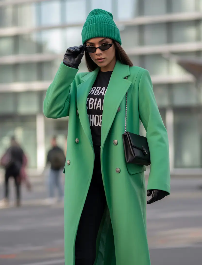 Basics Fall to Winter Outfits Winter 2025 Sharp Green Power