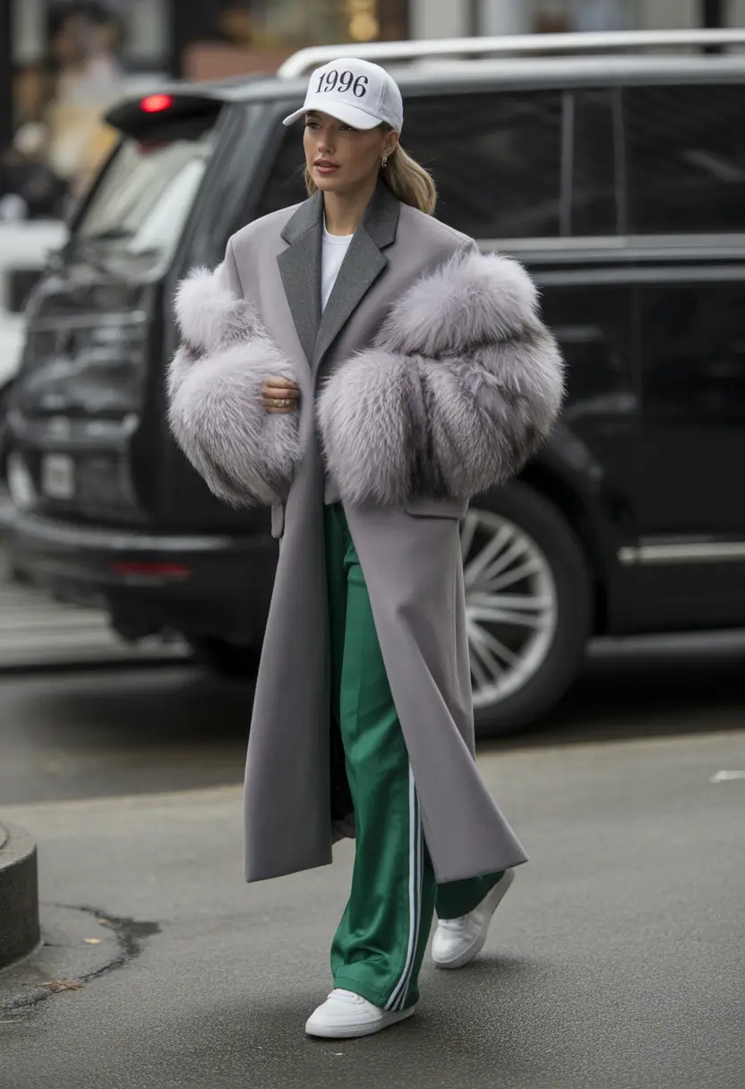 Basics Fall to Winter Outfits Winter 2025 Sporty Luxe Statement