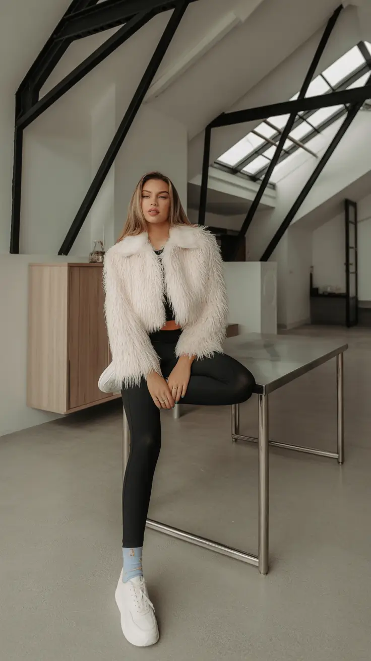 Basics Fall to Winter Outfits Winter 2025 Playful Texture Mix