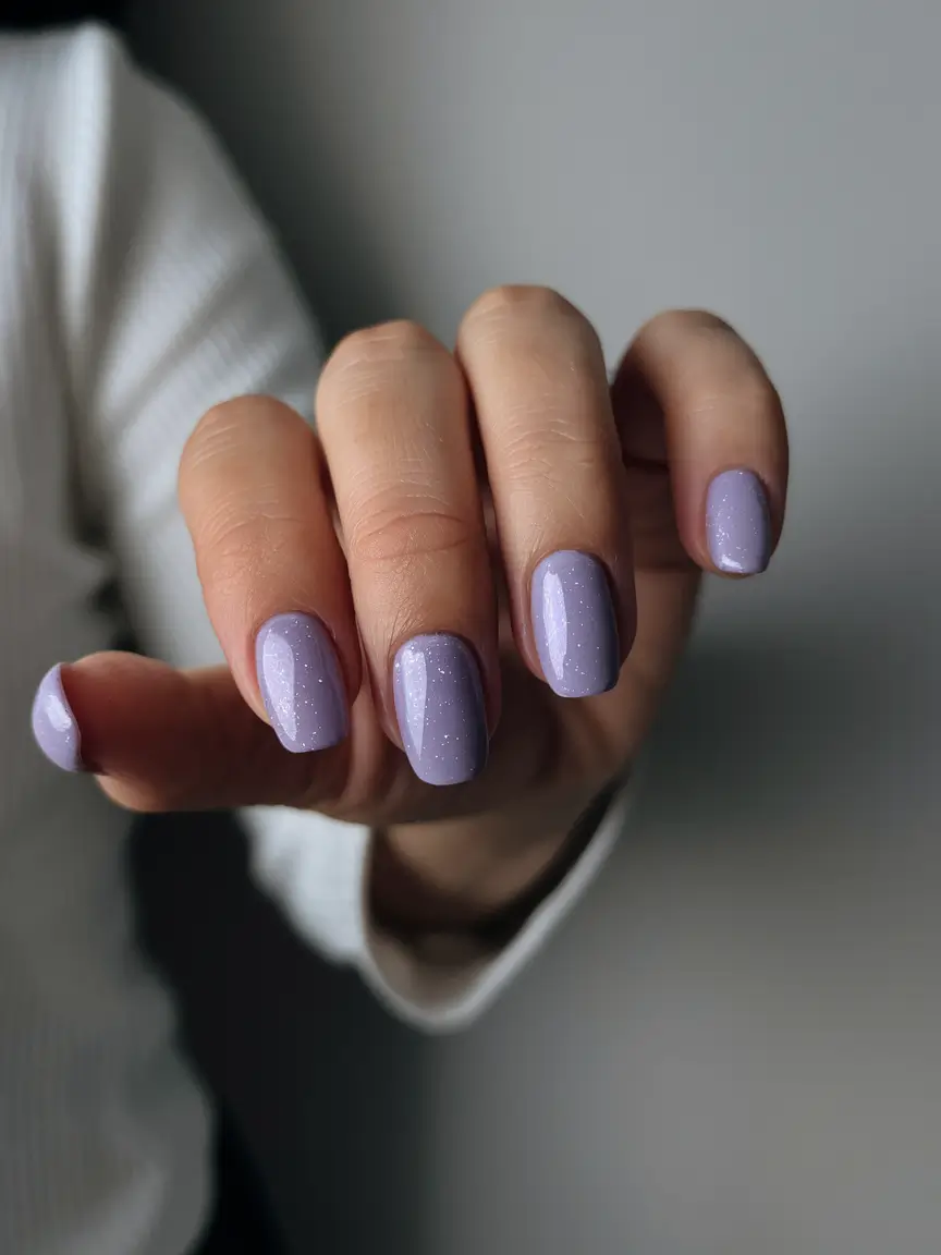 fall/winter nails colors Lavender Frost