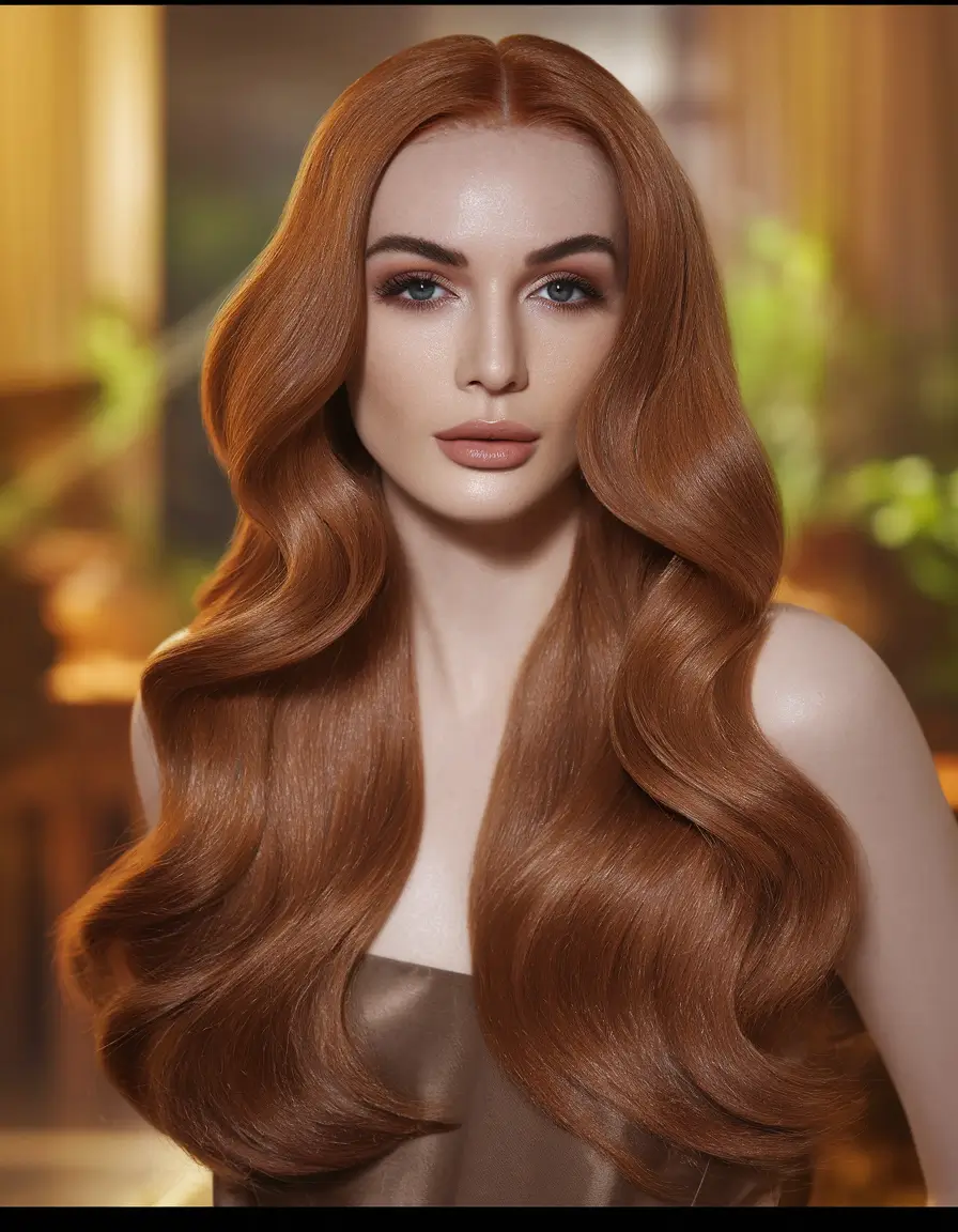 chestnut copper elegance october hair color brunettes