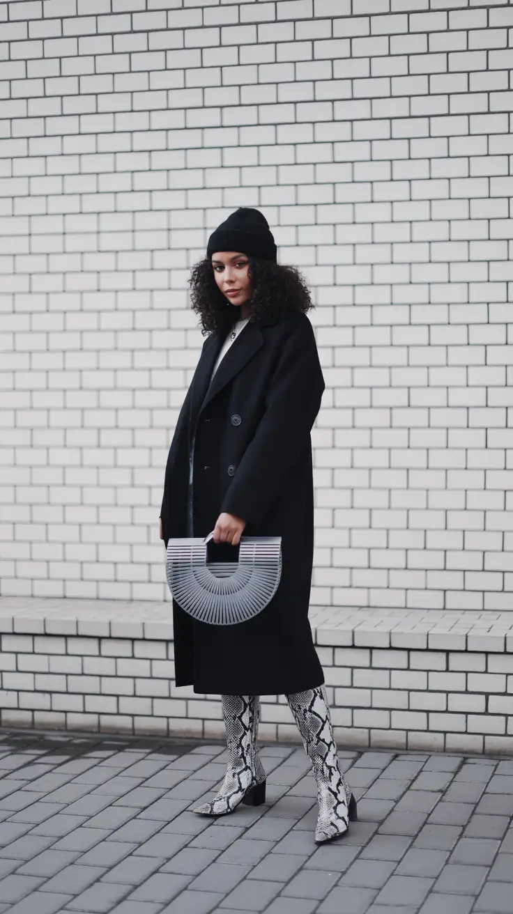 cozy winter outfits aesthetic modern minimalism