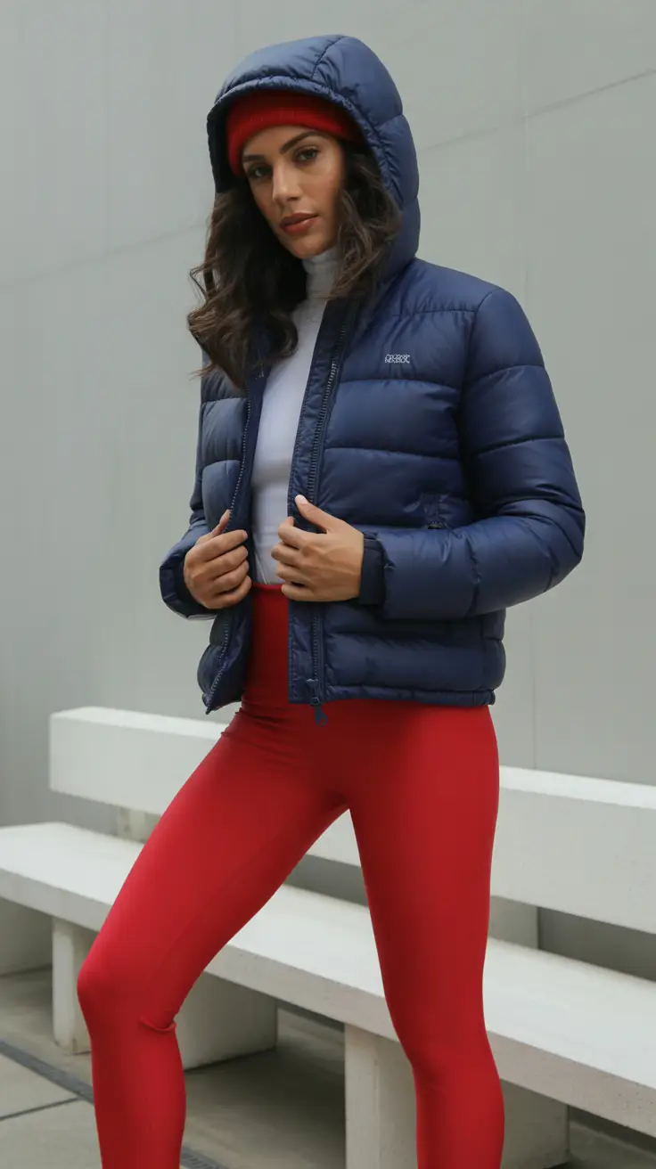 cozy winter outfits leggings sporty energy