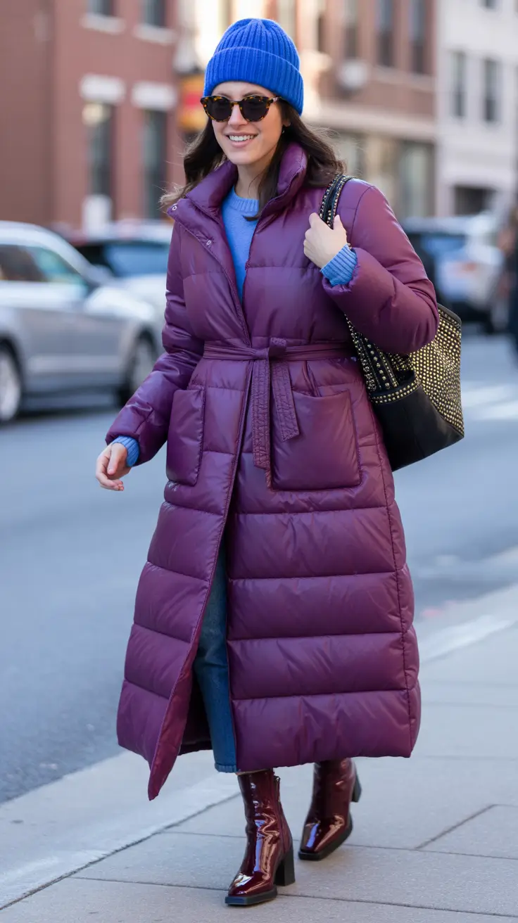 cute winter outfits for snow Plum Perfection
