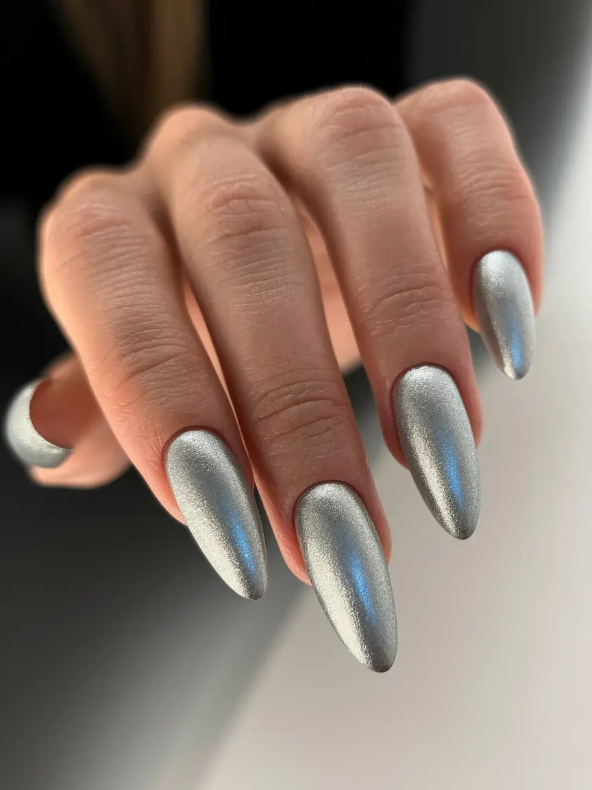 fall colors for nails 2025 Silver Moonshine