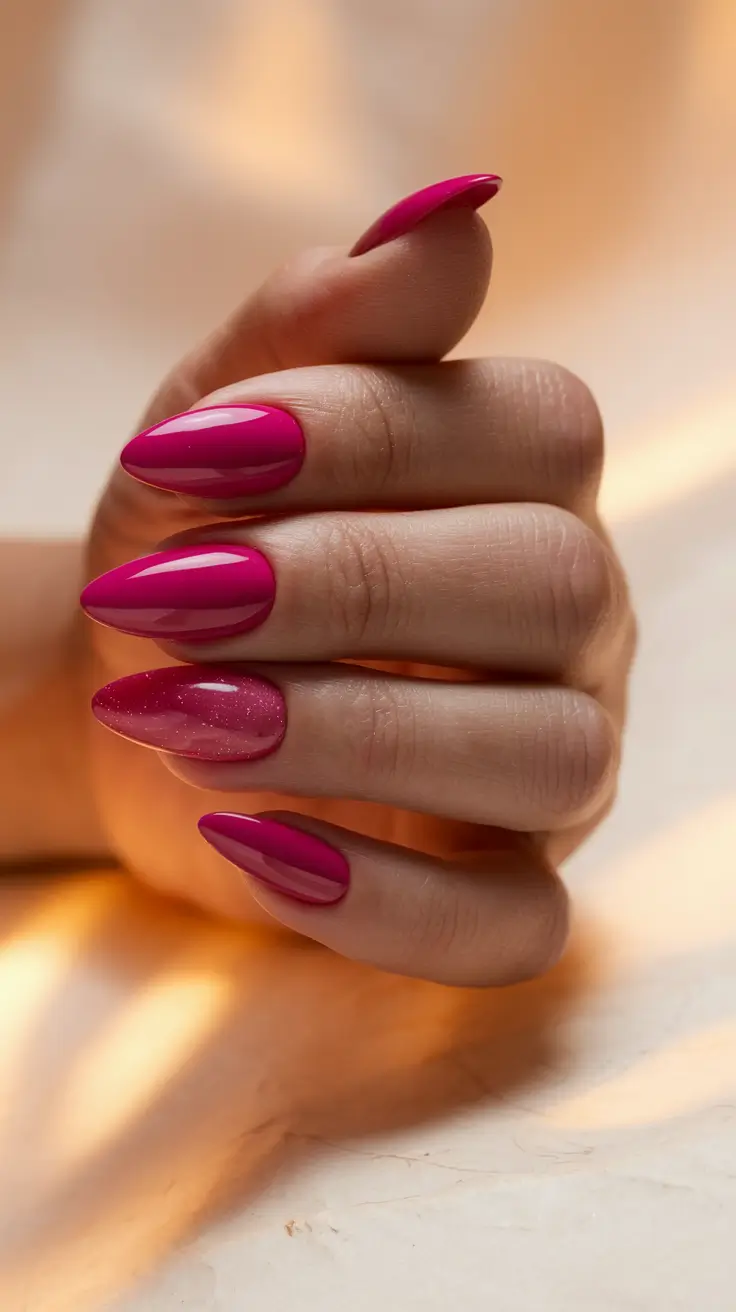 fall colors for nails 2025 Berry Bold Shine