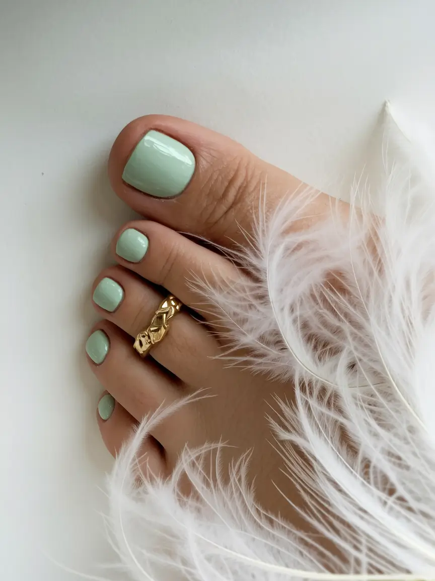 october-toe-nails-fall-colors-Soft-Mint-Serenity