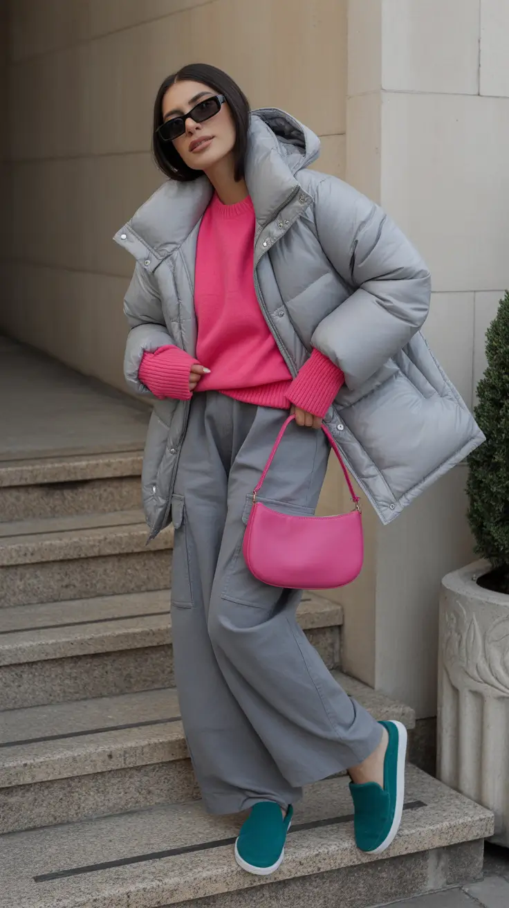 winter fashion inspo outfits Playful Monochrome Twist