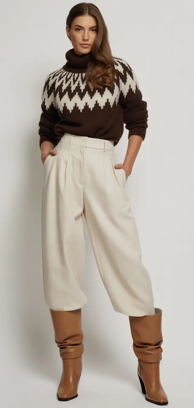 winter fashion inspo outfits Retro Nordic Elegance