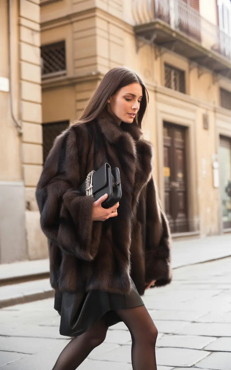 winter fashion inspo outfits Modern Elegance in Luxe Fur