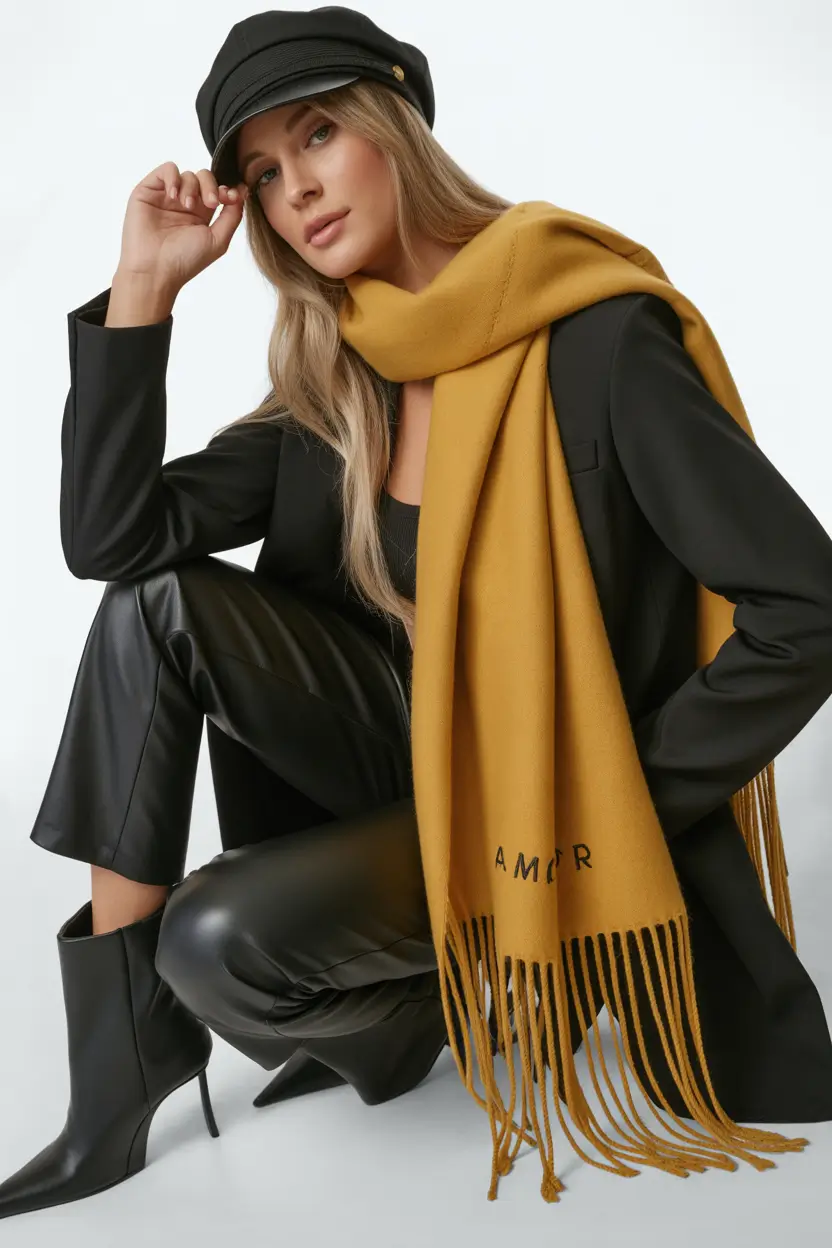 winter fashion inspo outfits Golden Accent Minimalism