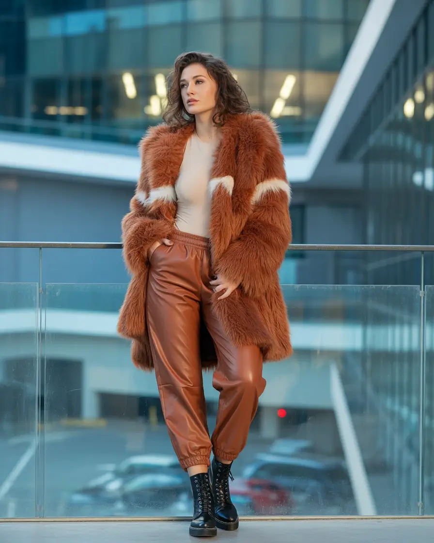 winter fashion inspo outfits Rust-Toned Confidence