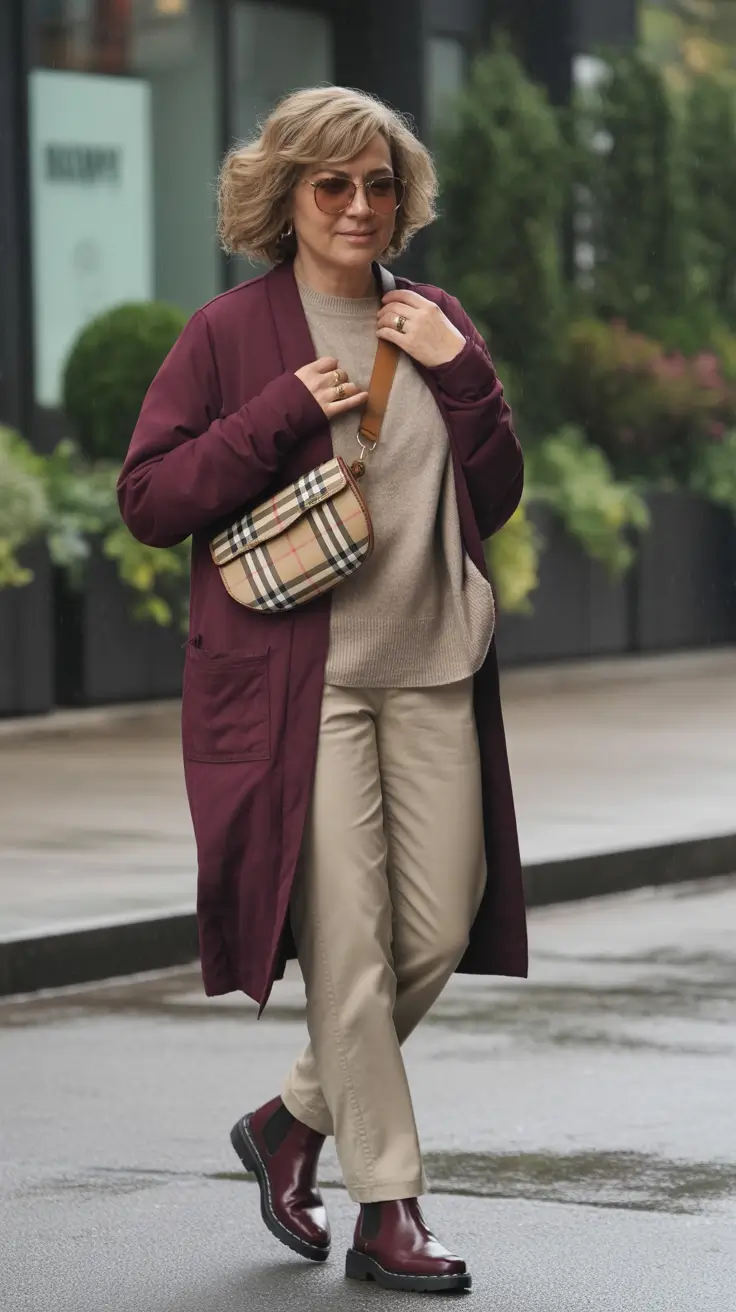 Modern Winter Outfits 2025 2026 for 50 Women Burgundy Accents with a Heritage Twist