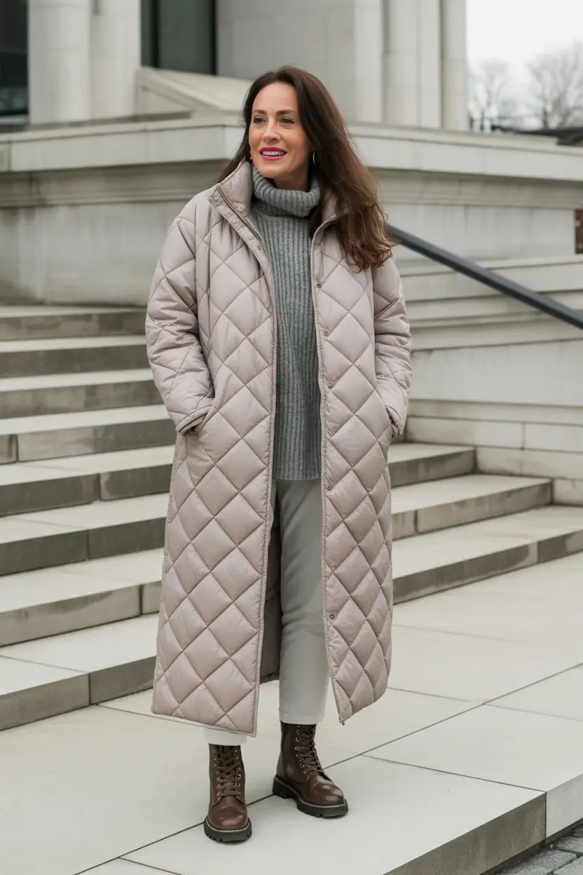 Modern Winter Outfits 2025 2026 for 50 Women Soft Neutrals with a Cozy Touch
