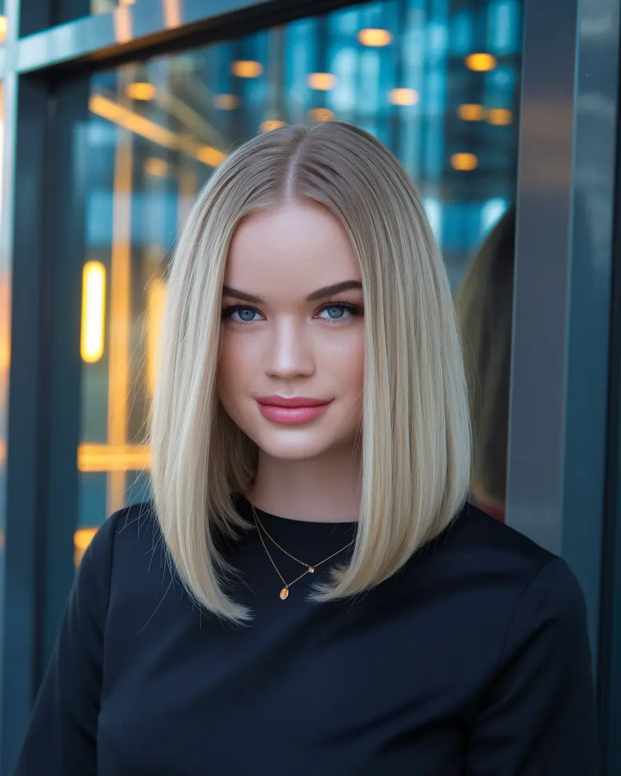 october-haircuts-inspo-for-fall-sleek-blonde-lob