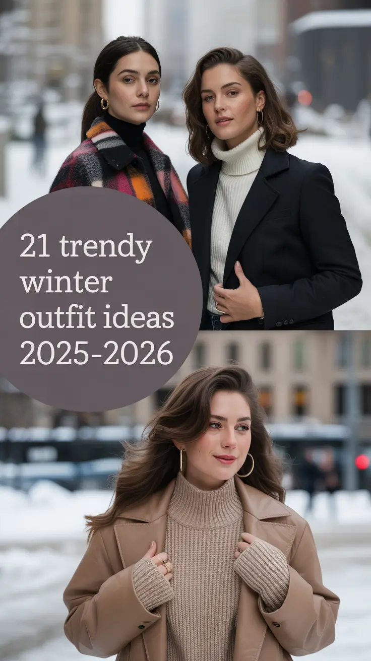 Trendy Winter Outfit Ideas 2025–2026: Chic & Cozy Looks for Women