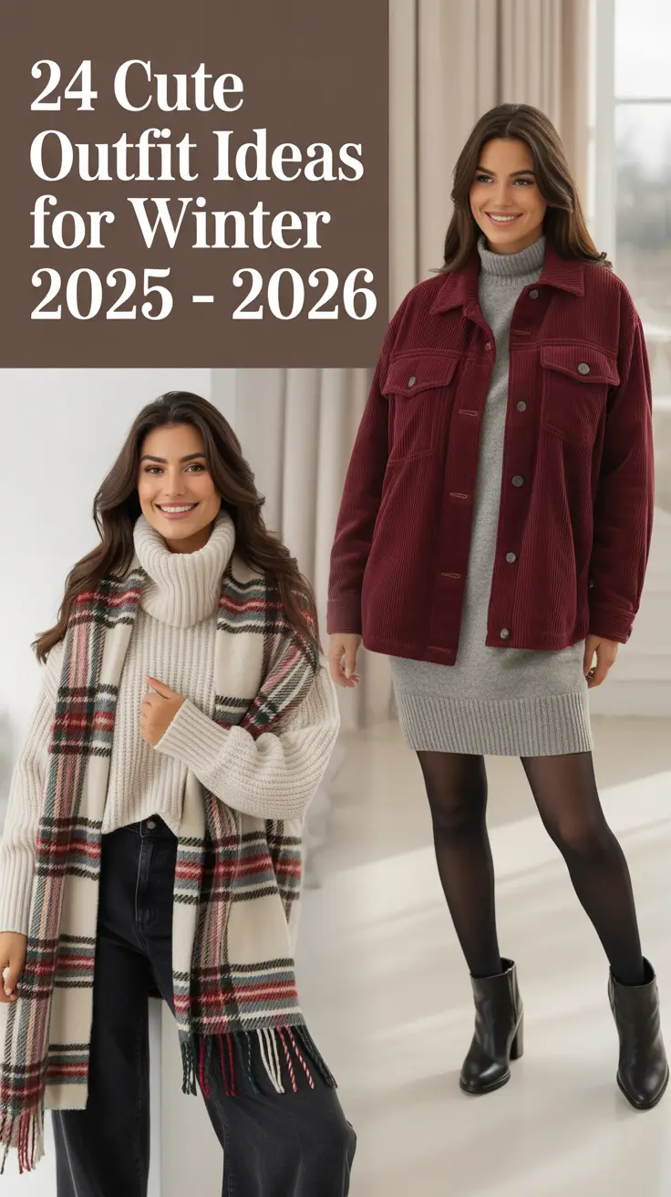 Cute Outfit Ideas for Winter 2025 – 2026: Cozy & Aesthetic Fashion Inspo