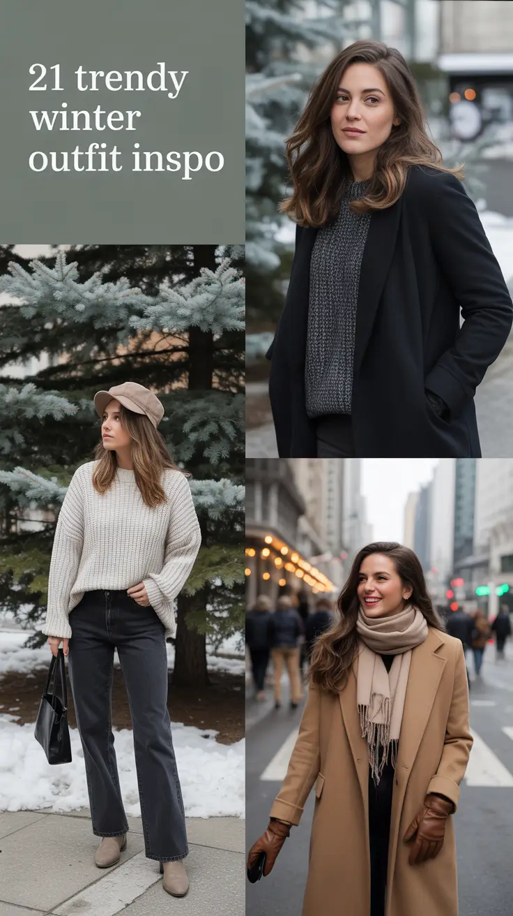 Trendy Winter Outfit Inspo 2025 / 2026 – Street Style Ideas for Women